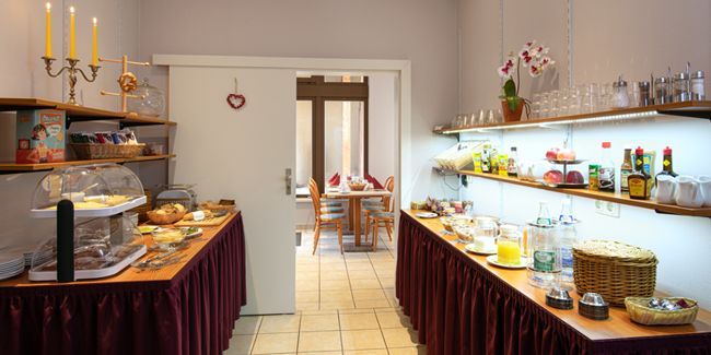 Pension & Cafe Libelle in Elxleben bei Arnstadt - Buffet