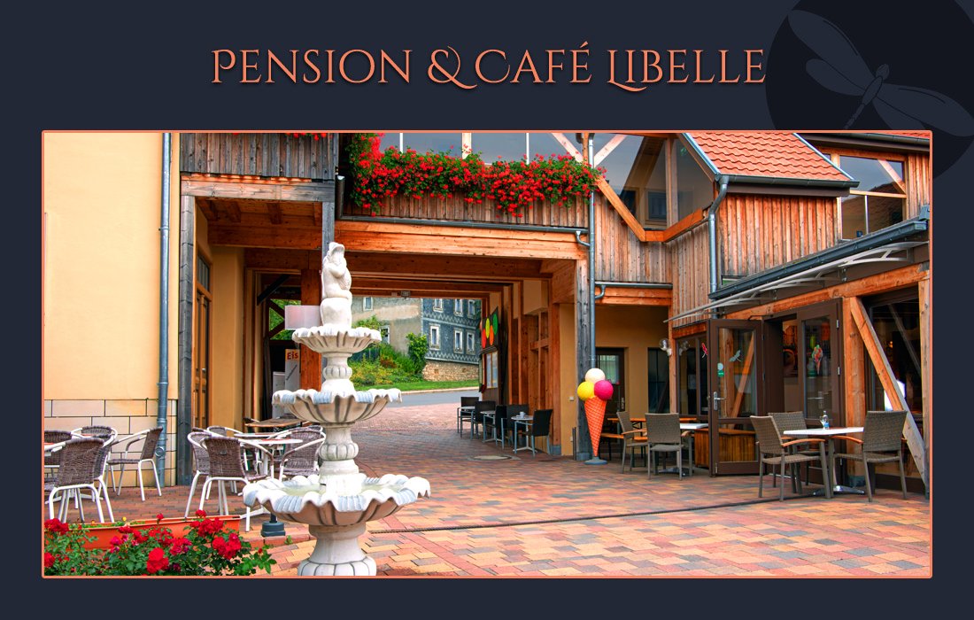 Pension Cafe Libelle Elxleben Arnstadt Erfurt - Rückseite