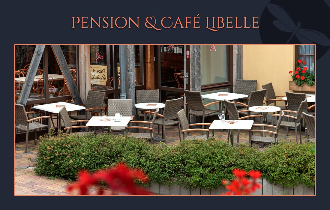 Pension Cafe Libelle Elxleben Arnstadt Erfurt - Terrasse