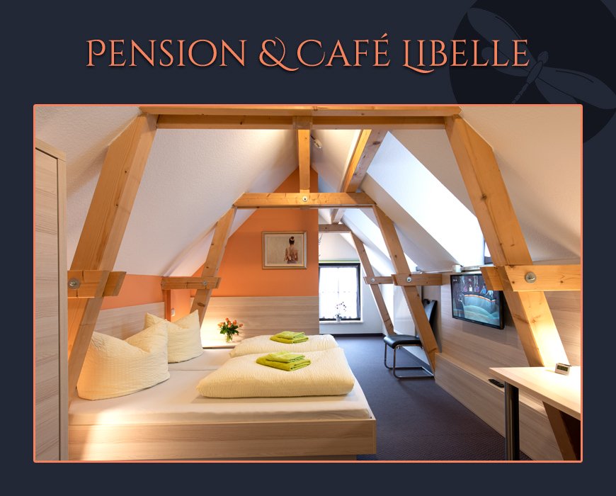 Pension Cafe Libelle Elxleben Arnstadt Erfurt - Doppelzimmer