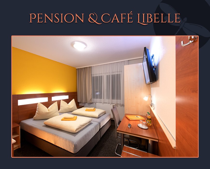 Pension Cafe Libelle Elxleben Arnstadt Erfurt - Doppelzimmer Neubau