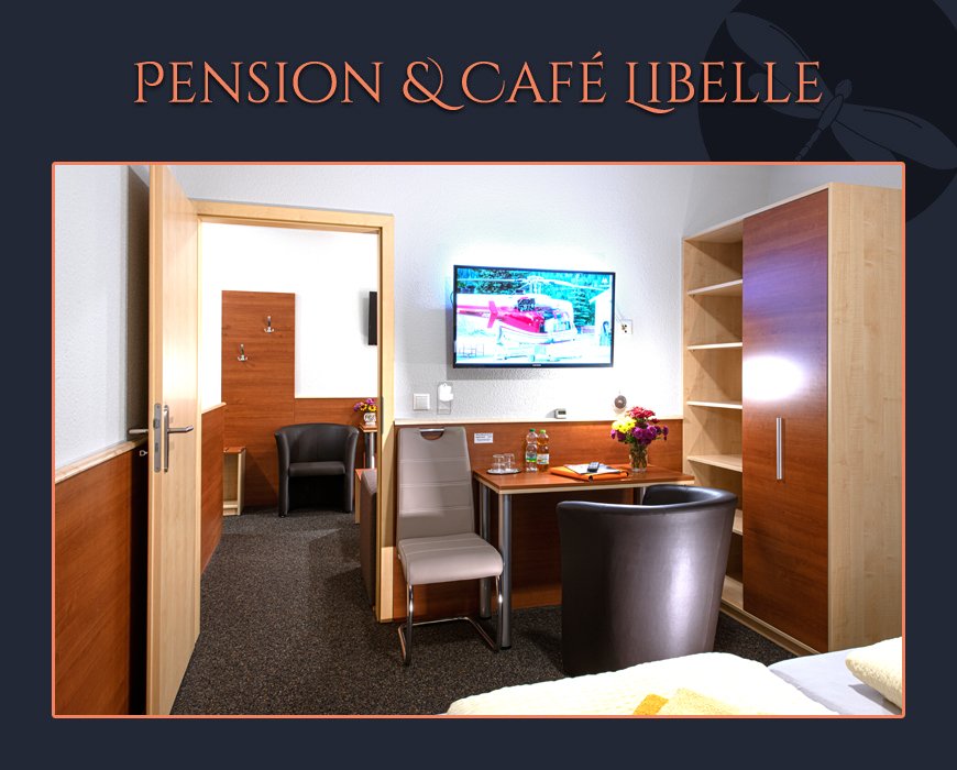 Pension Cafe Libelle Elxleben Arnstadt Erfurt - Zimmer für 4 Personen